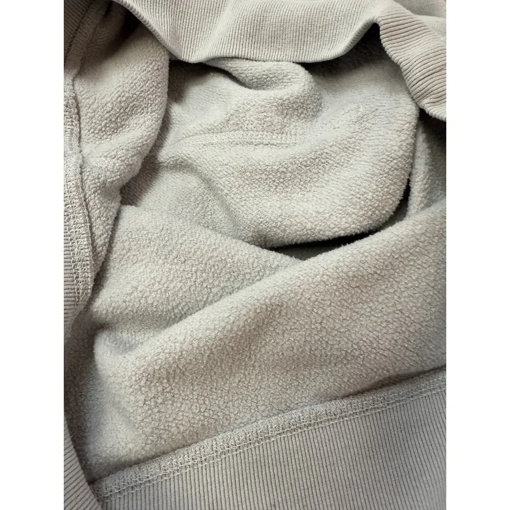 Gray Logo Hoodie Sweatshirt Athleisure Casual Youth Kids Champion XL